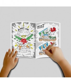 Cahier de coloriage 100% personnalisé, cadeau publicitaire pour les enfants