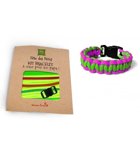 Bracelet paracorde personnalisé pour IBIS - Goodies à tresser - Goodies enfant