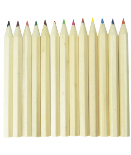 crayons de couleur publicitaires - crayons de couleur personnalisés avec coloriage mandala