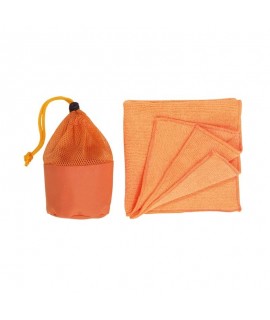 goodies micro towel orange fiber - customization with logo marking - corporate gift summer