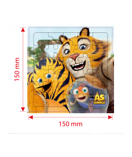 Children's Advertising Toy - Puzzle The Jungle Bunch - Surprise Gift