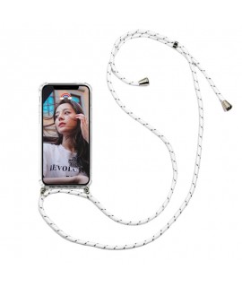 étui de protection silicone téléphone personnalisé avec collier en corde - goodies tendance