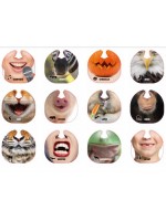 Jeu Quiz My Face version pochette à 12 masques créé pour La Mie Caline. Jeu de société personnalisable à partir de 3 ans.