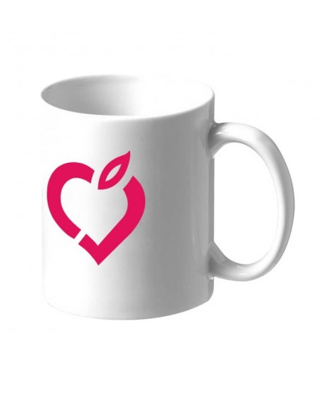 Custom Mug with STUDIO COMME J'AIME Logo - Customizable White Porcelain Cup