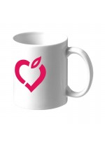 Custom Mug with STUDIO COMME J'AIME Logo - Customizable White Porcelain Cup