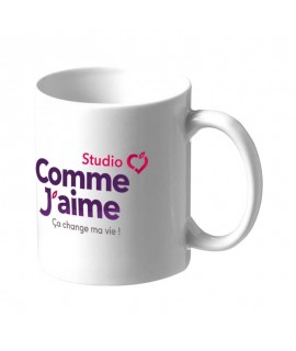 Advertising mug with logotype - Custom cup - Goodies crockery