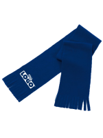 écharpe publicitaire pour enfant - écharpe promotionnelle enfants couleur bleue.