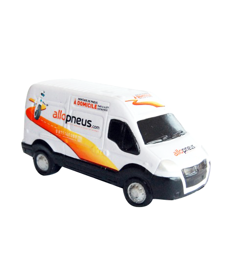 Objet publicitaire anti stress - Squeeshy - Petit camion personnalisable avec logo Allo Pneus