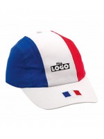 casquette de supporter personnalisée - casquette publicitaire avec drapeau france