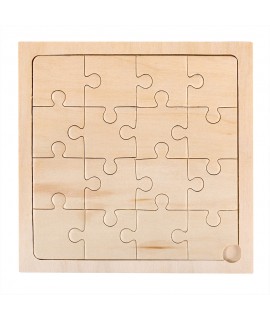 Puzzle personnalisé 61 pièces en bois - Un grand marché