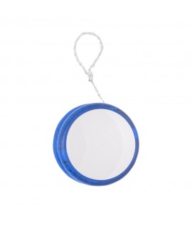 yo-yo bleu lumineux à personnaliser - jouet cadeau publicitaire enfant - goodies de jeu enfant