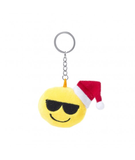 Porte-clés Smiley Noël à personnaliser, goodies pour noël