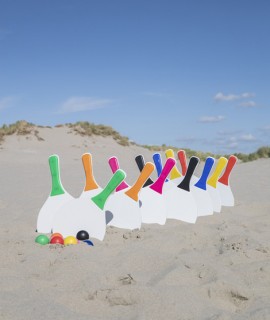 Raquettes de plage publicitaires