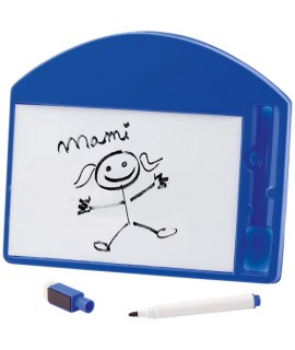 ardoise promotionnelle bleue avec feutre et effaceur - Goodies enfant - instrument  d'écriture et de dessin publicitaire