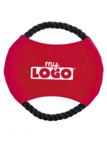red frisbee for dog, frisbee toy, chew rope