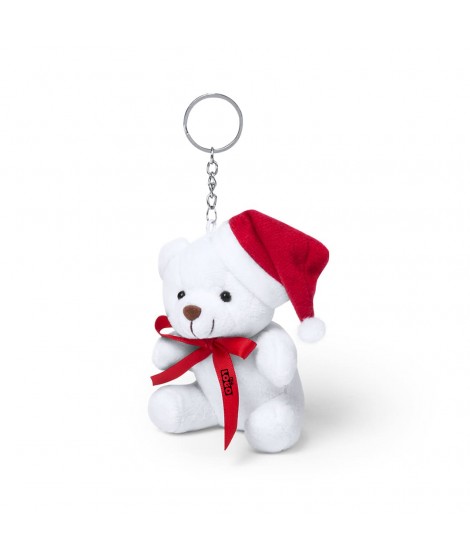 Porte clé peluche de Noël  Objet publicitaire enfant pour Noël