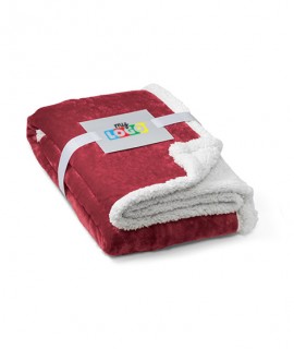 Personalized blanket, goodies for business gifts