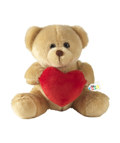 Heart teddy bear to personalize, Valentine's Day goodies