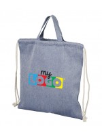 Personalization of recycled cotton tote bag