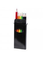 Boite de 6 crayons de couleur à personnaliser - objet promotionnel enfant