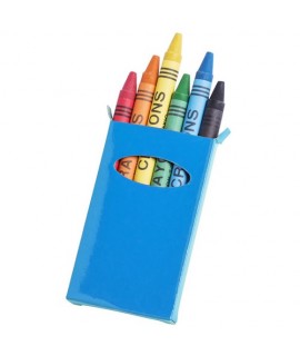 Boîte de crayons gras personnalisée - goodies enfants pour colorier - goodies loisir créatif