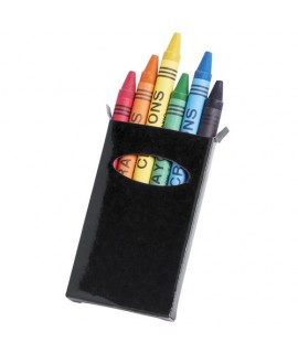 Boîte de crayons cires à personnalisée - goodies de coloriage et loisir créatif