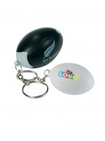 customizable rugby ball anti-stress key ring