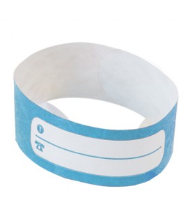 Bracelet personnalisé enfant d'identification - bracelet identification enfant bleu