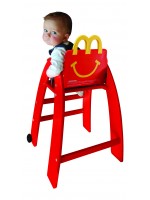 Chaise haute bébé création personnalisée pour les restaurants Mcdonald's