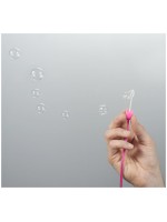 Le flacon à bulles personnalisé rose - jouet publicitaire enfant de plein air