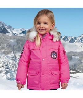 manteau enfant avec écussons personnalisés - écussons avec logo