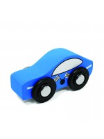 Malette Garage voiture bois bleu pour la marque Speedy