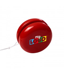 yoyo personnalisé en plastique rouge - jouet enfant publicitaire