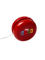 yoyo personnalisé en plastique rouge - jouet enfant publicitaire