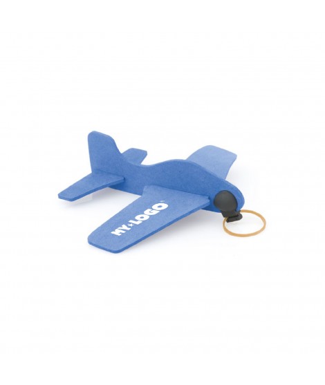 avion à construire à personnaliser en 3 couleurs - avec élastique pour le lancement - goodies promotionnel enfants -