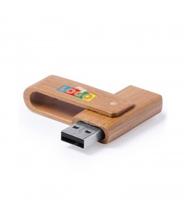 Clé USB en bambou personnalisée, un objet publicitaire écologique et RSE