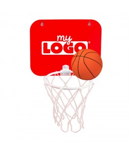 Basketball hoop to logotype