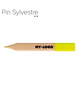 Crayon fluo, objet pub made in France