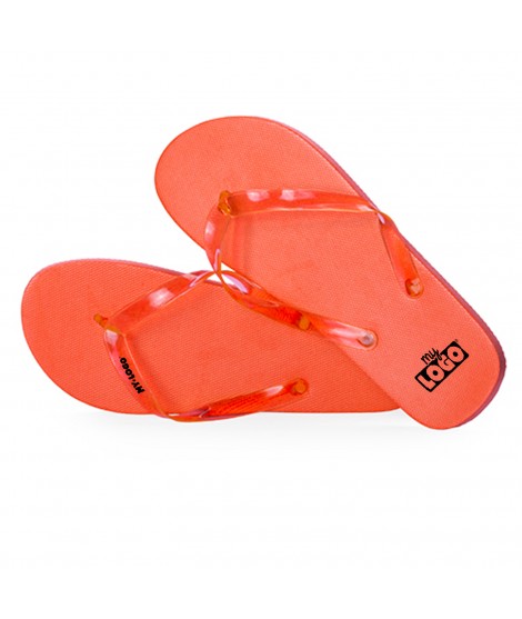 Customizable flip flops, summer advertising item