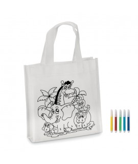 Tote bag à colorier, goodies créatifs pour enfants