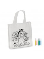 Tote bag à colorier, goodies créatifs pour enfants
