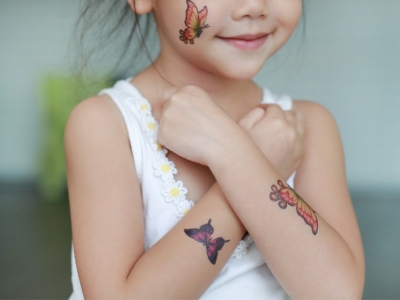Ephemeral tattoos for kids to personalize