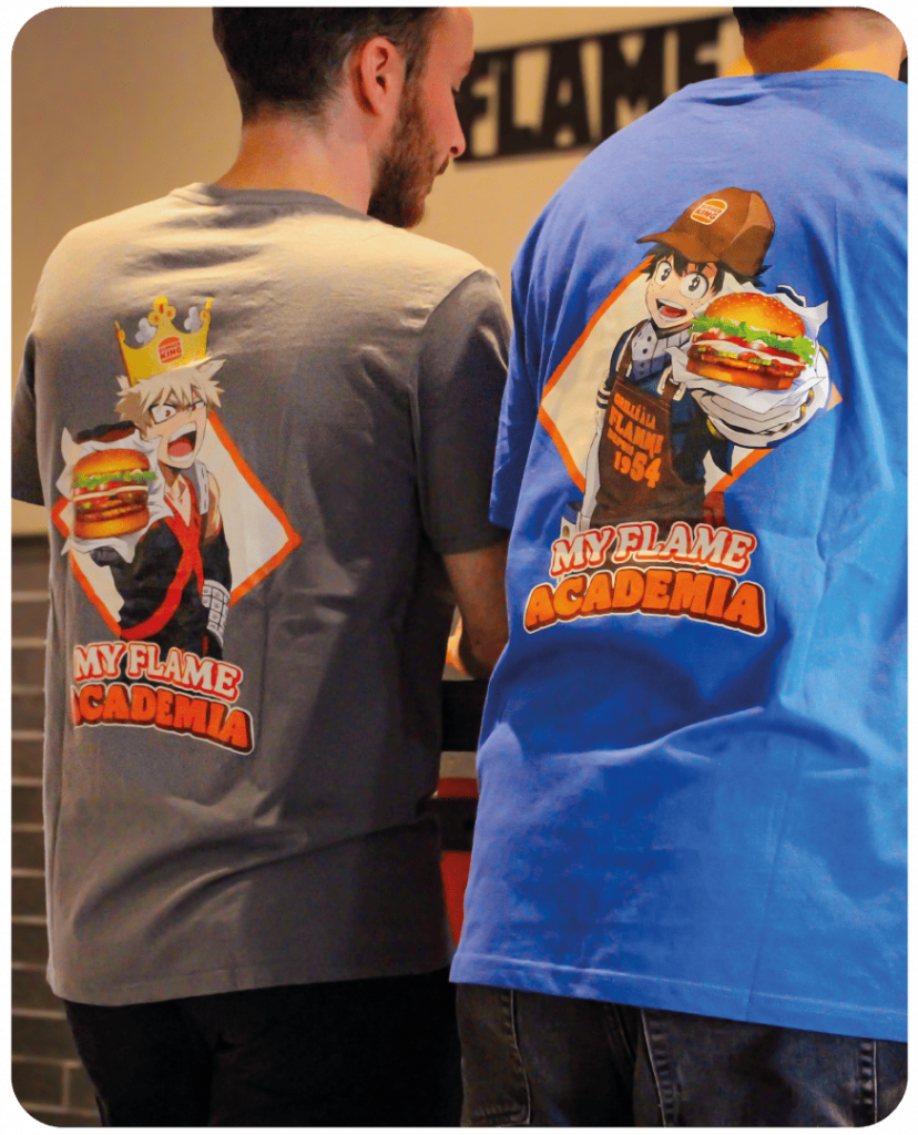 T-shirts Burger King x My Hero Academia