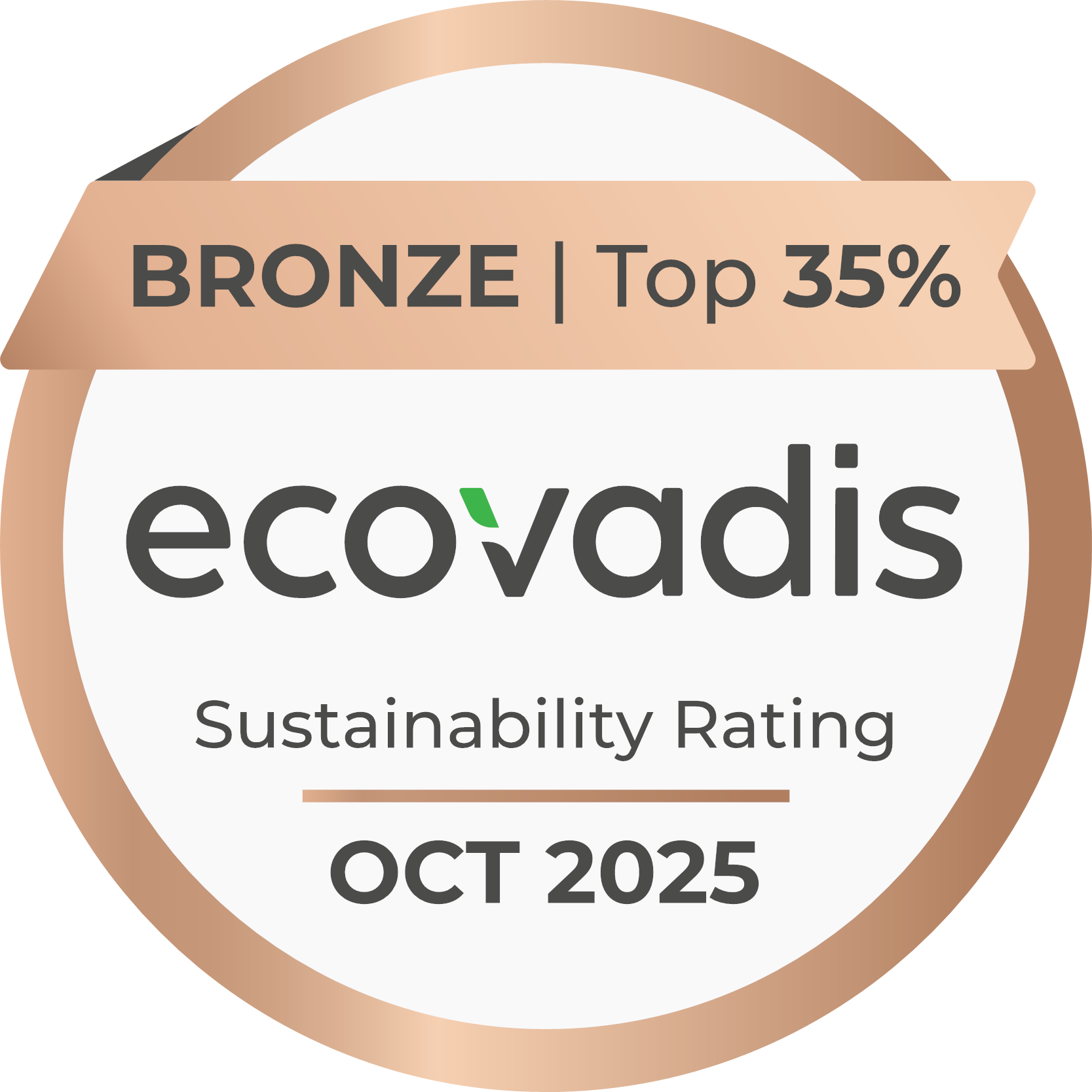 Ecovadis Bronzemedaille Marketing Creation